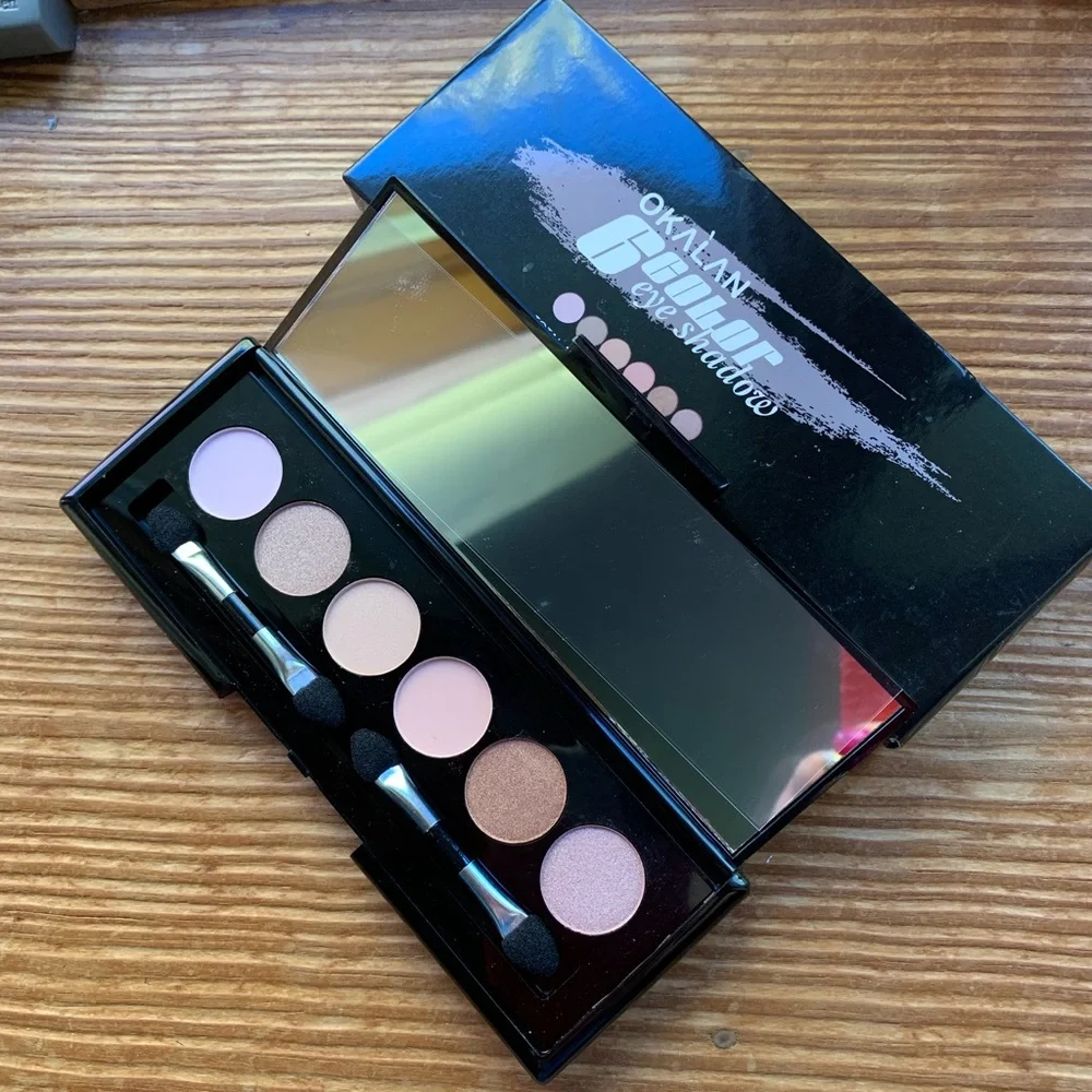 💰3/$30💰🎉HP🎉 New 6 Pan Neutral Eyeshadow Palette Okalan
